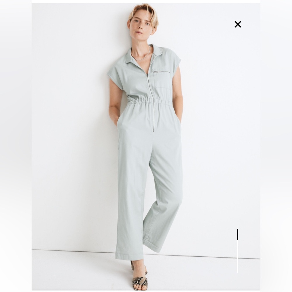 Madewell Sage Green Jumpsuit
